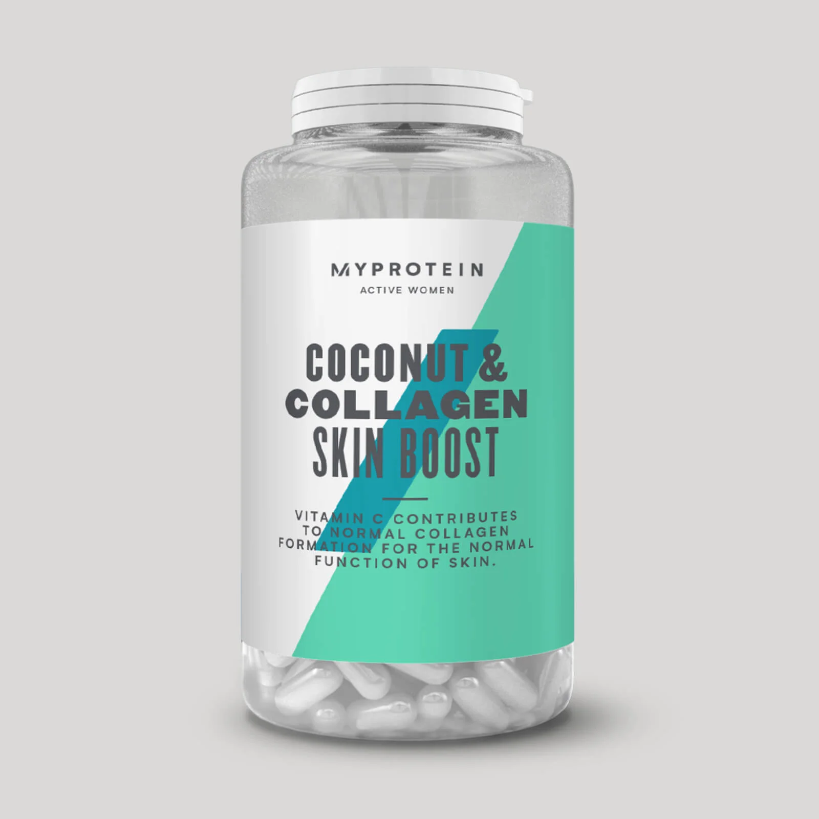 Myprotein Active Woman Collagen & Coconut Capsules - 180Cápsulas - Sin Sabor Imagen 1