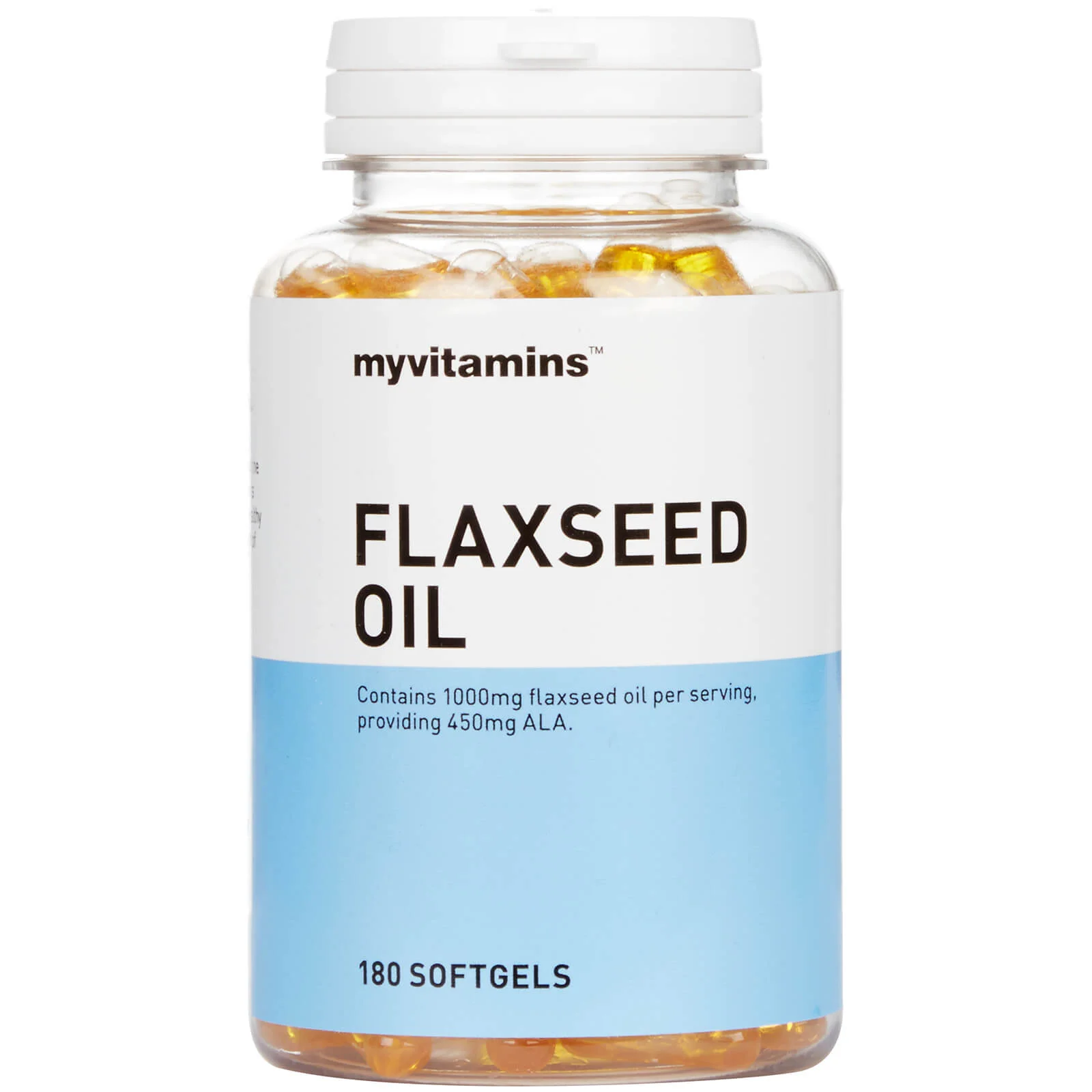 Myvitamins Flaxseed Oil - 1 Month (60 Softgels) Imagen 1