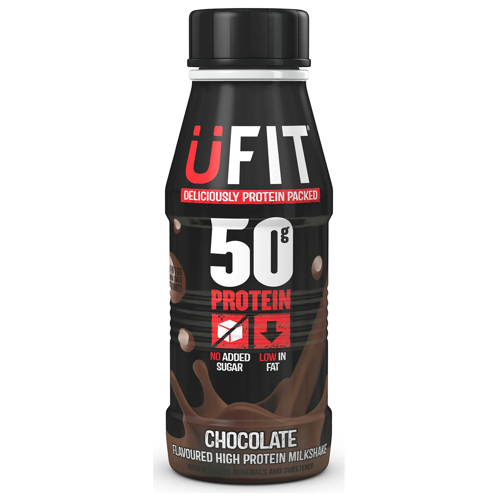 UFIT 50 High Protein Milkshake 500ml - 500ml - Chocolate Imagen 1