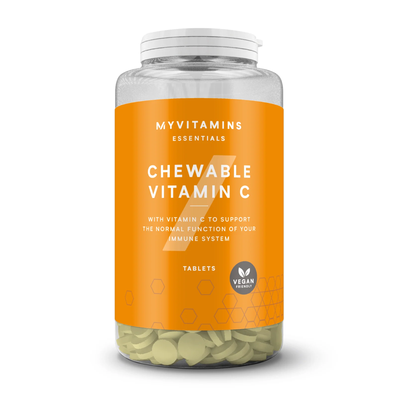 Vitamina C en Tabletas Masticables - 60Tabletas - Naranja Imagen 1