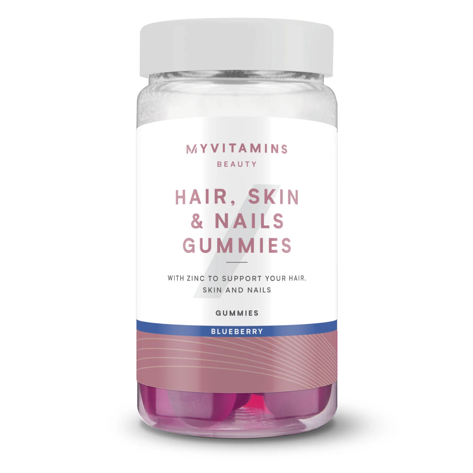 Gominolas para el Cabello, Piel y Uñas - 60 Gummies - 30raciones - Arándano Imagen 1