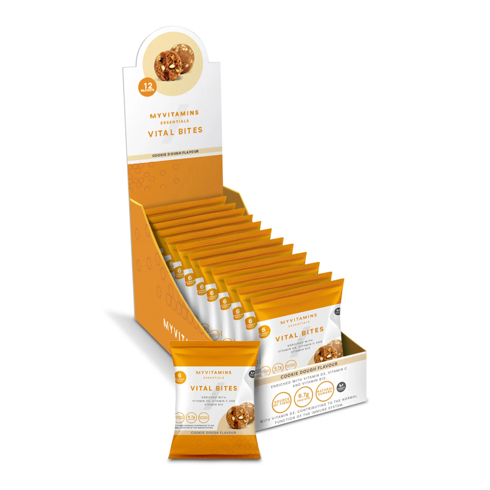 Snacks Esenciales - 12 x 45g - Cookie Dough Imagen 1