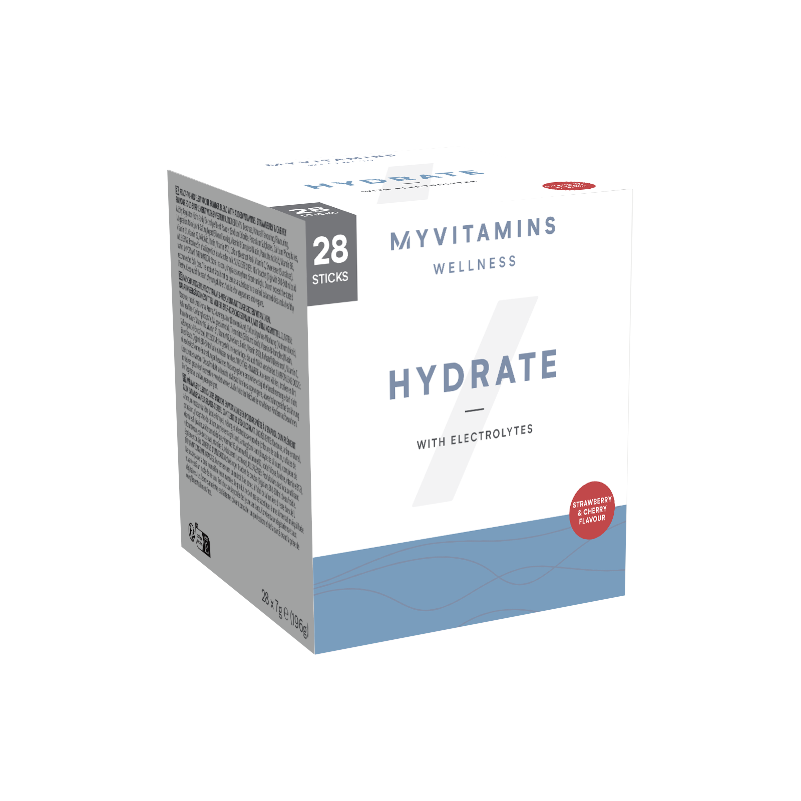 Hydrate - 28raciones - Fresa y Cereza Imagen 1