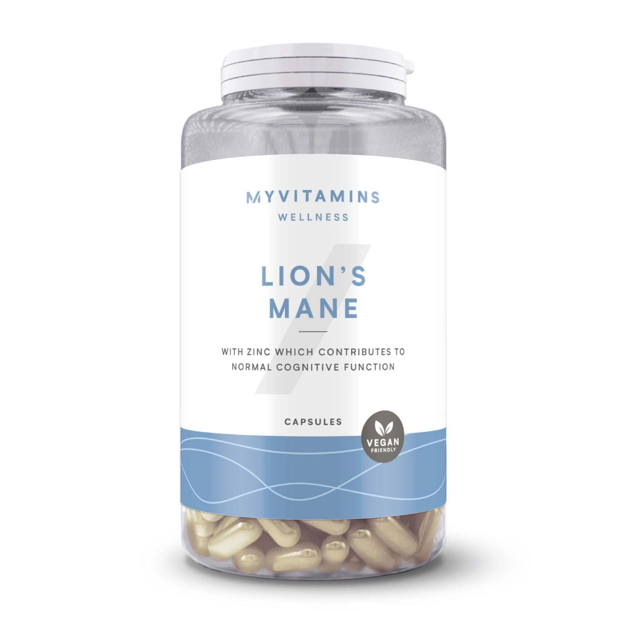 Cápsulas de melena de león - 60 Capsules, 30raciones - Sin Sabor Imagen 1